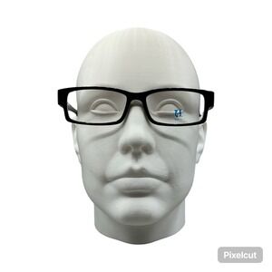 Four You U213 Capri Eyeglasses Black 53-16-140 Rectangular Frames